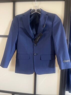 Marc New York Boys Royal Blue Two-Button Blazer